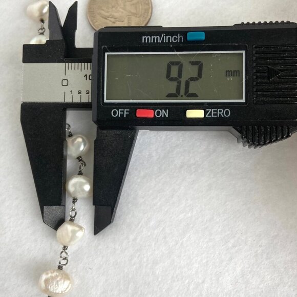 Sterling Silver 925 Silpada N1368 Fresh Catch 32" 9MM Freshwater Pearl Necklace - Picture 14 of 16